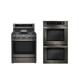 LG Gas Range and Electric Wall Oven Bundle