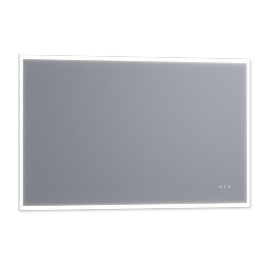 Arpella - Lucent 70 in. x 36 in. Wall Mounted LED Vanity Mirror with Color Changer, Memory Dimmer and Defogger - LEDCM7036