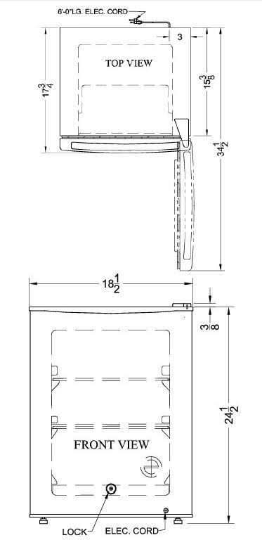 Products Accucold Summit - Compact All-Freezer Recessed  | FS30L