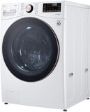 LG - 27 in. 4.5 cu. ft. White Ultra Large Capacity Front Load Washer with TurboWash 360 Steam | WM4000HWA