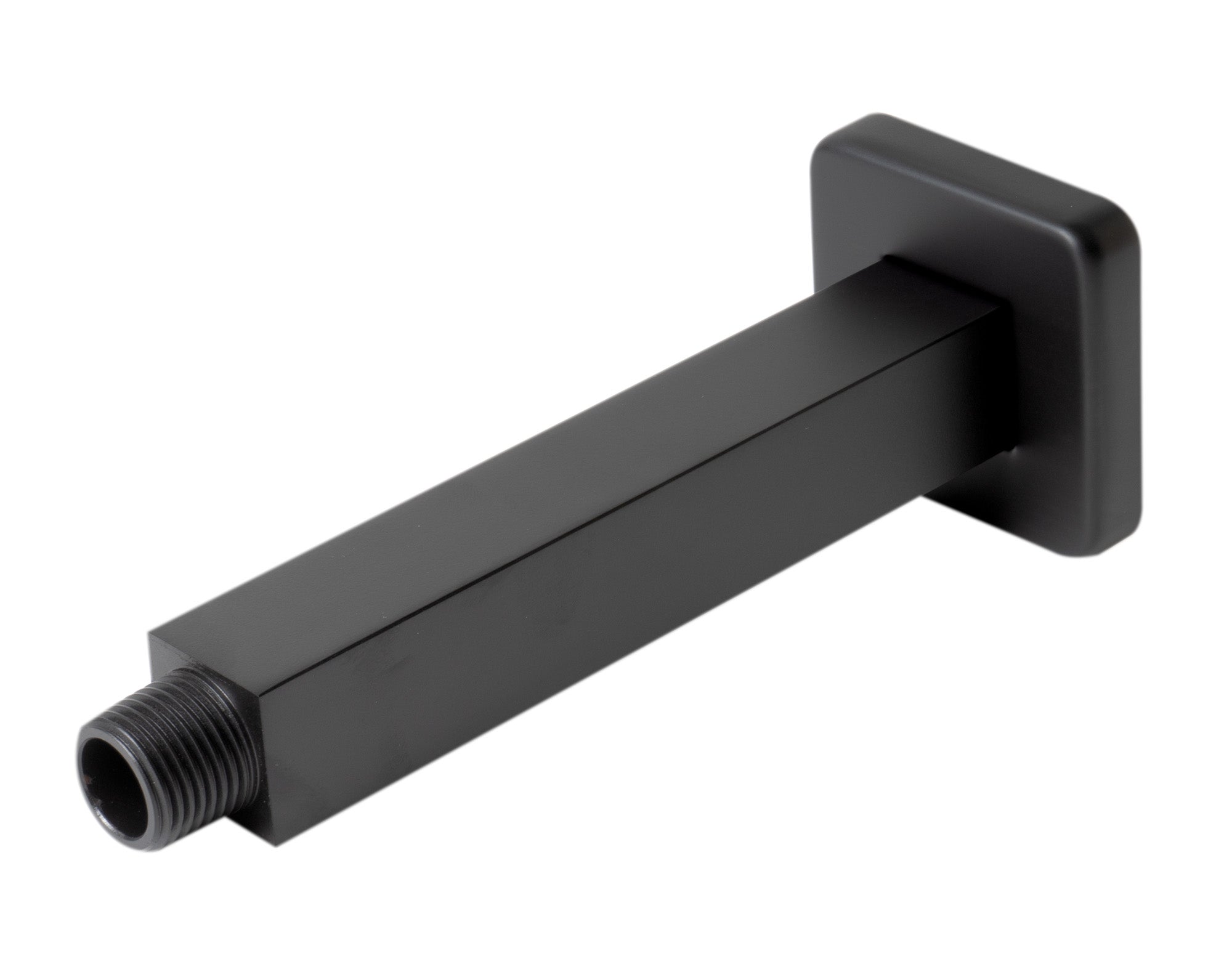 ALFI Brand - Black Matte 6" Square Ceiling Shower Arm | ABSA6S-BM