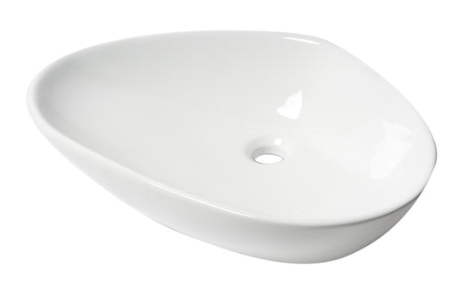 ALFI Brand - White 23" Fancy Above Mount Ceramic Sink | ABC914