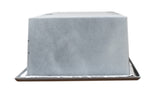 ALFI Brand - 8" x 36" White Matte Stainless Steel Vertical Triple Shelf Bath Shower Niche | ABNC0836-W