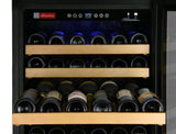 Allavino Wine & Beverage Centers Wide FlexCount Classic II Tru-Vino 348 Bottle Dual Zone Stainless Steel Side-by-Side Wine Refrigerator - 2X-YHWR174-1S20