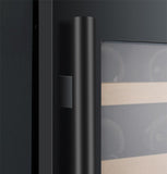Allavino Wine & Beverage Centers Wide FlexCount II Tru-Vino 112 Bottle Dual Zone Black Side-by-Side Wine Refrigerator - 2X-VSWR56-1B20
