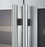 Allavino Wine & Beverage Centers Wide FlexCount II Tru-Vino 112 Bottle Four Zone Stainless Steel Side-by-Side Wine Refrigerator - 2X-VSWR56-2S20