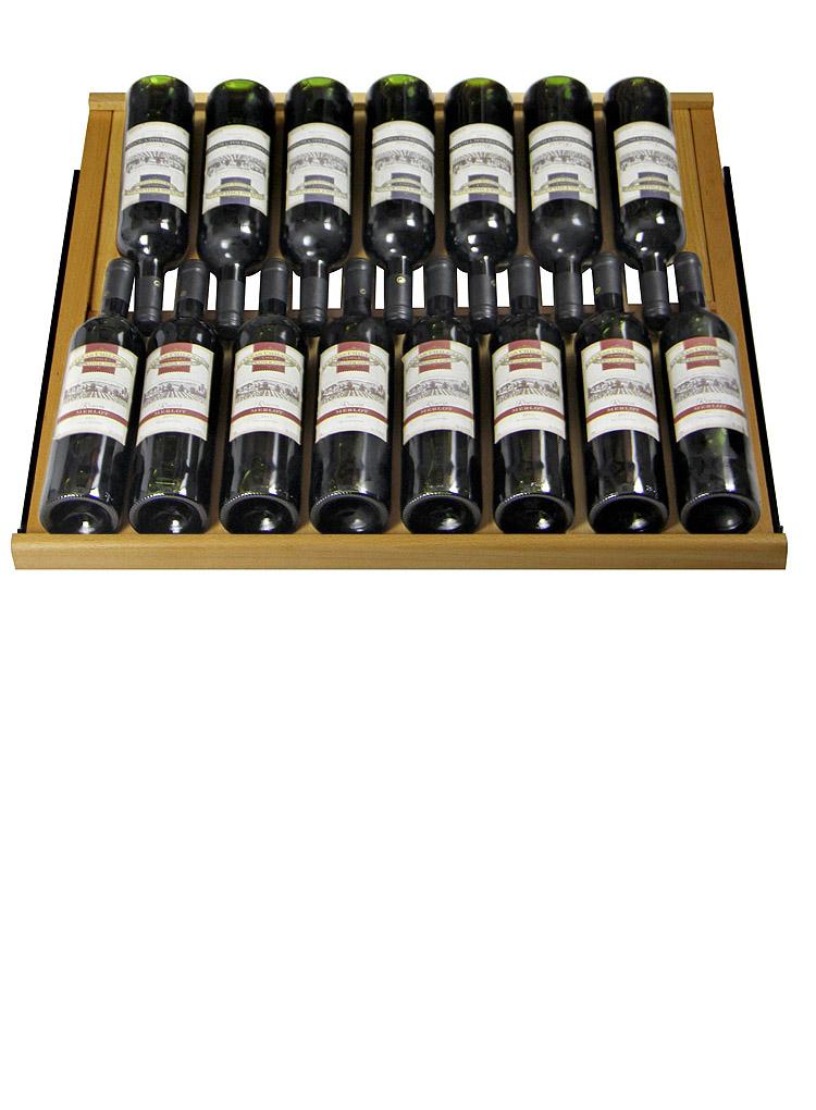 Allavino Wine & Beverage Centers Wide Vite II Tru-Vino 554 Bottle Dual Zone Black Side-by-Side Wine Refrigerator - 2X-YHWR305-1B20
