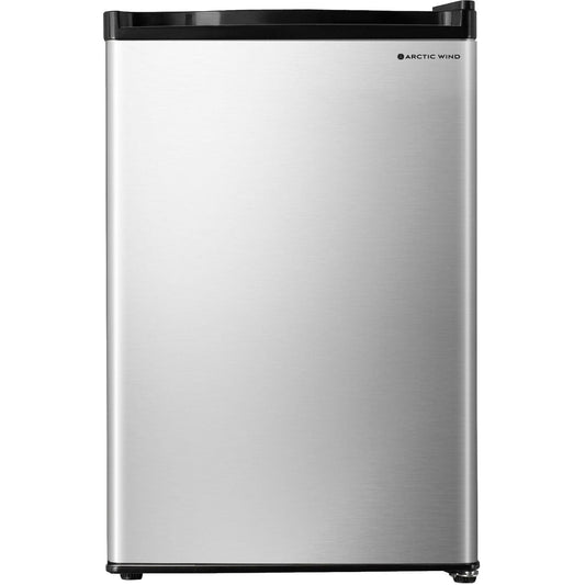 Arctic Wind Compact Refrigeration Arctic Wind 3.3-Cu. Ft. Single Door Compact Refrigerator, Silver, 1AW1SLF33A