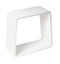 ALFI brand - White Matte Solid Surface Resin Bathroom / Shower Stool - ABST55