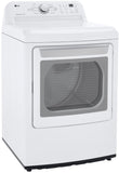 LG - 7.3 cu. ft. White Ultra Large High Efficiency Gas Dryer | DLG7151W