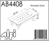 ALFI Brand - 24'' Wooden Stool for your Wooden Tub | AB4408