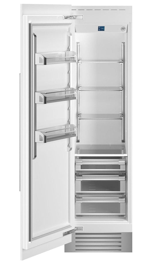 Bertazzoni | 24" Built-in Refrigerator column - Panel Ready - Left swing door and 24" Built-in Freezer column - Panel Ready - Left swing door Bundle