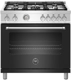 Bertazzoni | 36" Master Series range - Gas oven - 5 aluminum burners | MAST365GASNEE