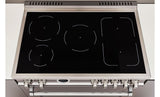 Bertazzoni | 36" Master Series range - Electric self clean oven - 5 induction zones | MAST365INSXT