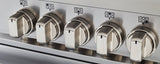 Bertazzoni | 48" Master Series range - Electric oven - 6 aluminum burners + griddle | MAST486GDFMXE