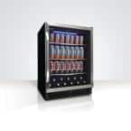 Danby - 5.3 Integrated Beverage Center, 138 Cans & 6 Wine Bottles | SBC057D1BSS