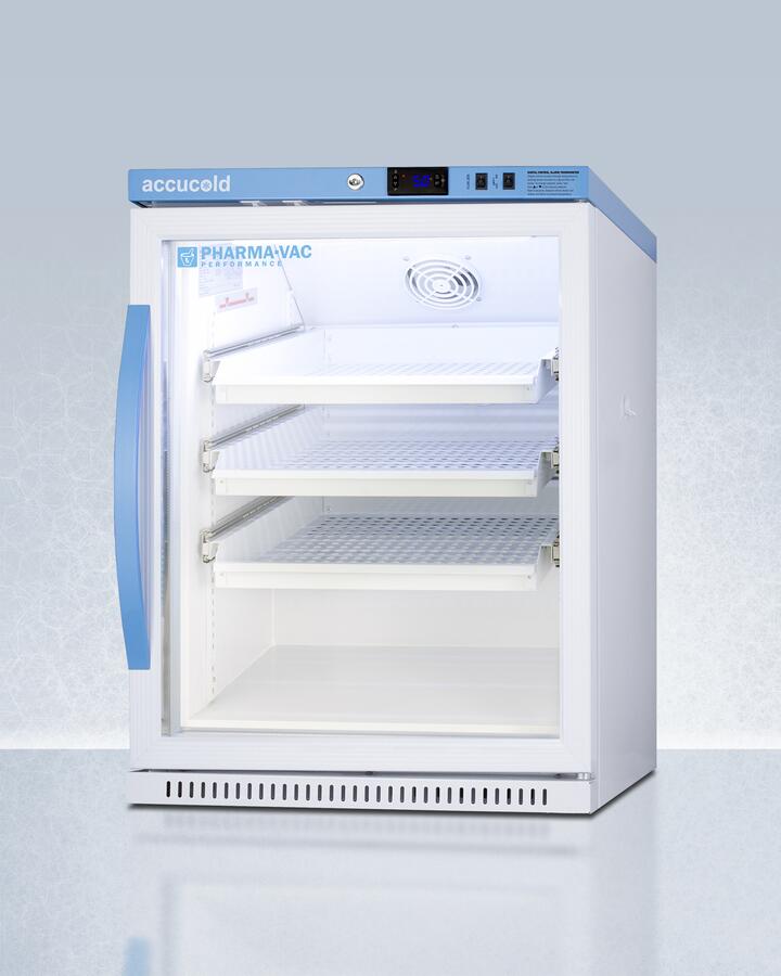 Accucold Summit - 6 Cu.Ft. ADA Height Vaccine Refrigerator, with Removable Drawers | ARG61PVBIADADR