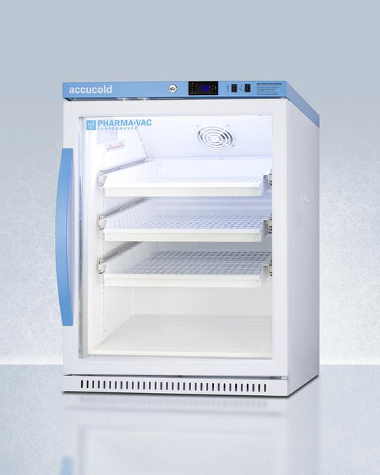 Accucold Summit - 6 Cu.Ft. ADA Height Vaccine Refrigerator, with Removable Drawers | ARG61PVBIADADR