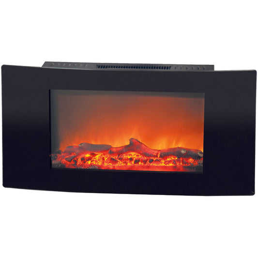 Cambridge Electric Wall Hung Fireplaces CAMBR35WMEF 2BLK