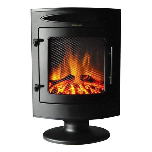 Cambridge Freestanding Fireplace Cambridge 1500W Freestanding Electric Fireplace Heater with Log Display