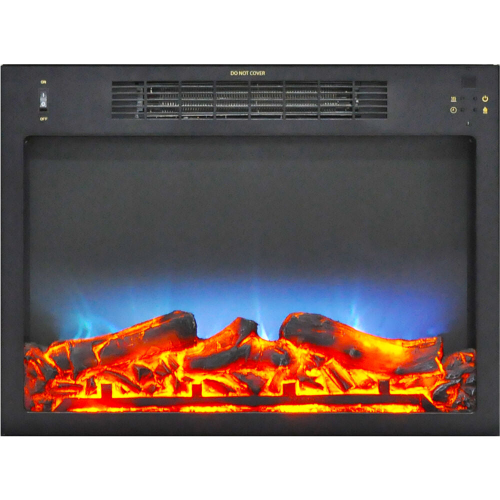 Cambridge - Cambridge Fireplace Insert: 23"x18"x4.3" LED, Remote, LogsFireplaces - CAMINS2318-1LED