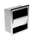 ALFI Brand - Polished Stainless Steel Recessed Toilet Paper Holder with Cover | ABTP77-PSS