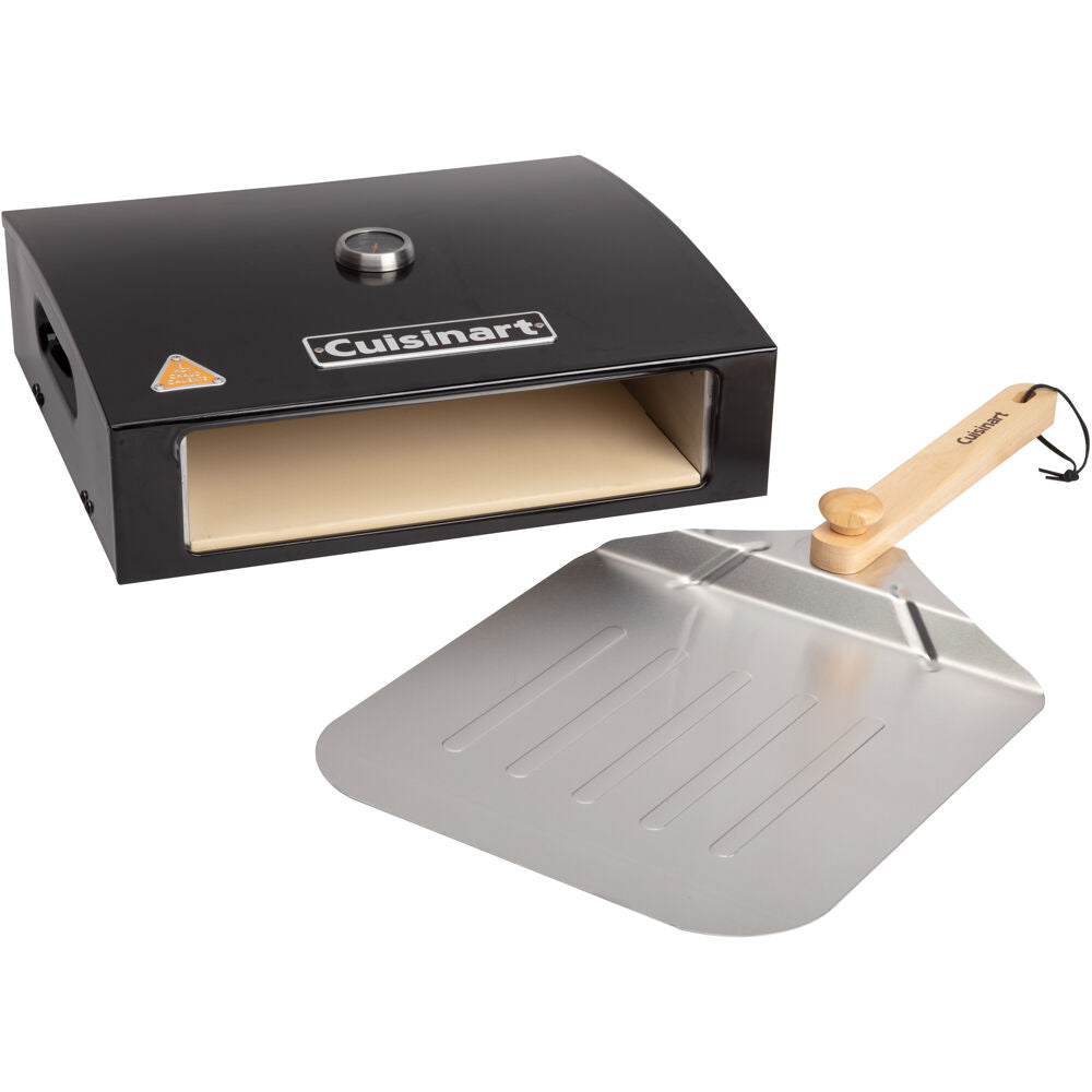 Cuisinart Grill - Grill Top Pizza Oven Kit, Sits on Grill, Includes 12" Pizza Peel - Pizza Ovens - CPO-700