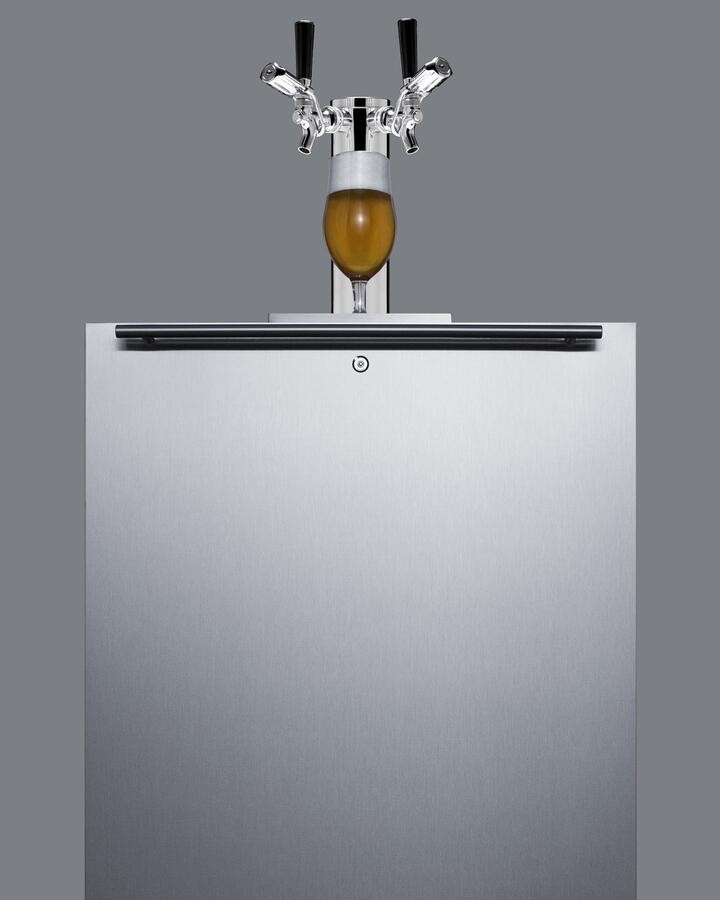 Summit - 24" Wide Built-In Kegerator, ADA Compliant | [SBC58BLBIADALock]