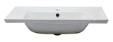 EAGO - White Ceramic 32"x19" Rectangular Drop In Sink | BH003