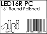 ALFI Brand - Polished Chrome 16" Round Multi Color LED Rain Shower Head | LED16R-PC