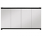 Dimplex Fireboxes & Firebox Accessories Dimplex Black Single Pane Bi-Fold Look Glass Door for BF33DXP Firebox - BFDOOR33BLKSM