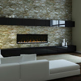 Dimplex Linear Electric Fireplace Dimplex - IgniteXL® 74-inch Built-in Linear Electric Fireplace | Black Trim | XLF74