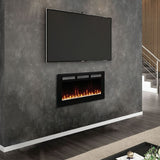 Dimplex Linear Electric Fireplace Dimplex - Sierra Series Wall Mount/Built-In Linear Electric Fireplace | 48" - 78" | SIL