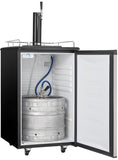 Danby - 5.4 CuFt. Beer Keg Cooler, Holds Full Size Keg, Worktop | DKC054A1BSLDB