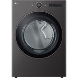 LG - 7.4 CF Ultra Large Capacity Electric Dryer w/ Sensor Dry and TurboSteamDryers - DLEX6500B