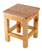 ALFI Brand - 10"x10" Square Wooden Bench/Stool Multi-Purpose Accessory | AB4407