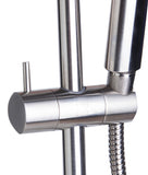ALFI Brand - Brushed Nickel Sliding Rail Hand Held Shower Head Set with Hose | AB7938-BN