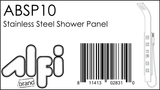 ALFI Brand - Modern Stainless Steel Shower Panel with 4 Body Sprays | ABSP10