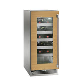 Perlick - 15" Signature Series Marine Grade Wine Reserve with fully integrated panel-ready glass door, with lock - HP15WM