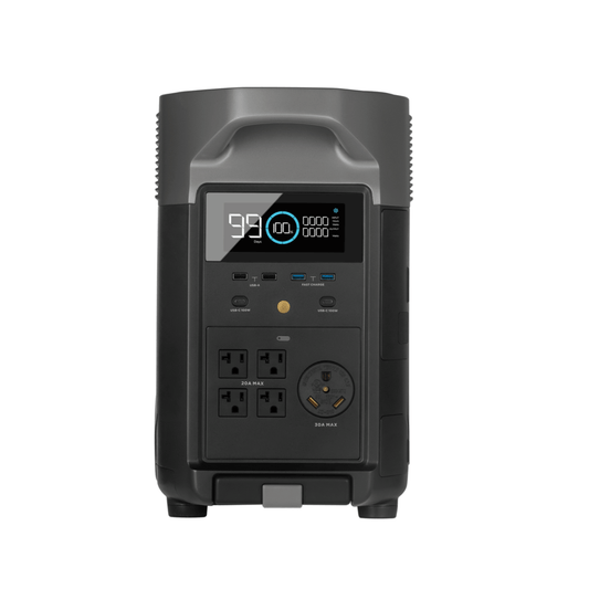 EcoFlow DELTA Pro 3600Wh Portable Power Station w/ DELTA Pro 3600Wh Smart Extra Battery