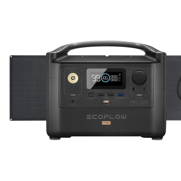 EcoFlow RIVER Pro 720Wh Portable Power Station w/ 160-Watt Solar Panel