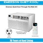 Emerson Quiet - 14000 BTU TTW Air Conditioner with Wifi Controls, 230V | EATC14RSD2T