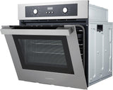 Cosmo - 24 in. Electric Built-In Wall Oven with 2.5 cu. ft. Capacity, 8 Functions & Turbo True European Convection | C51EIX