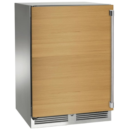Perlick - Signature Series Shallow Depth 18" Depth Outdoor Wine Reserve with fully integrated panel-ready solid door, with lock - HH24WO