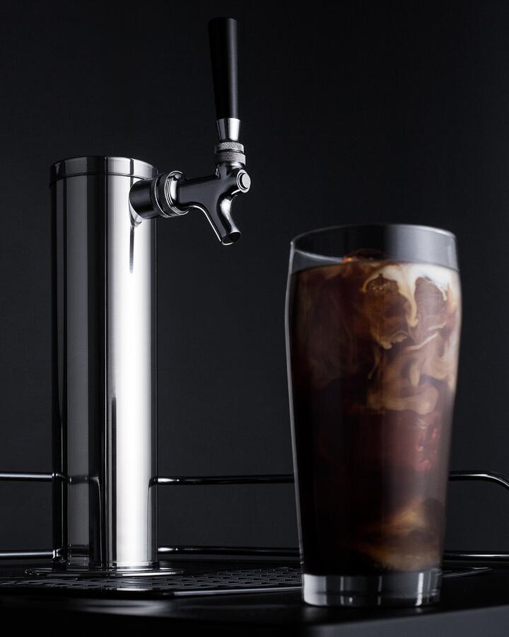 Summit | 24" Cold Brew Coffee Dispenser with Complete Stainless Steel Tap Kit and Nitrogen Tank Included |  SBC635M7CF