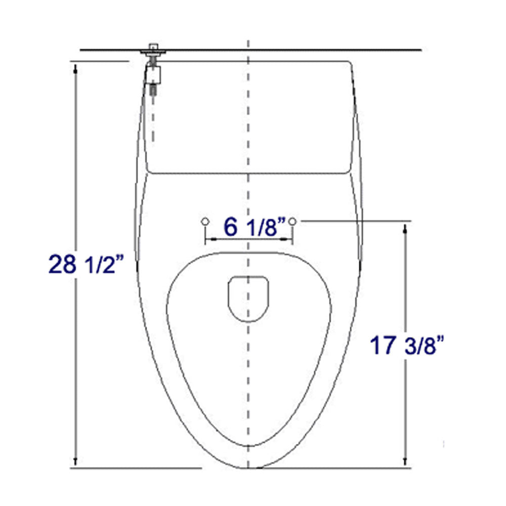 EAGO - Replacement Soft Closing Toilet Seat for TB108 | R-108SEAT