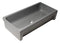 ALFI brand - 36" Grey Matte Above Mount Fireclay Bathroom Trough Sink - AB36TRGM