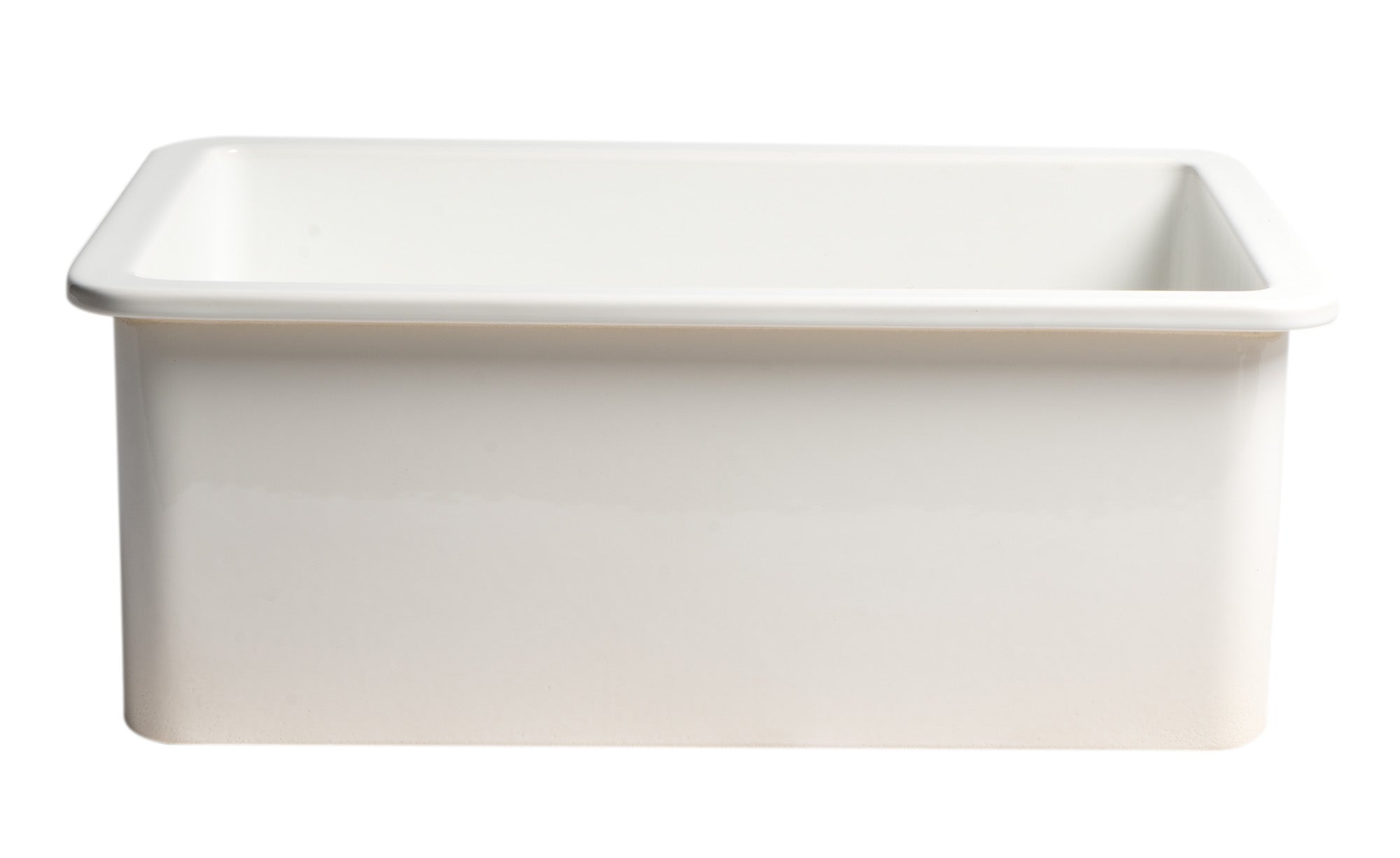 ALFI Brand - White 27" x 18" Fireclay Undermount / Drop In Firelcay Kitchen Sink | ABF2718UD-W