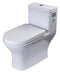 EAGO - DUAL FLUSH ONE PIECE ECO-FRIENDLY HIGH EFFICIENCY LOW FLUSH CERAMIC TOILET | TB353