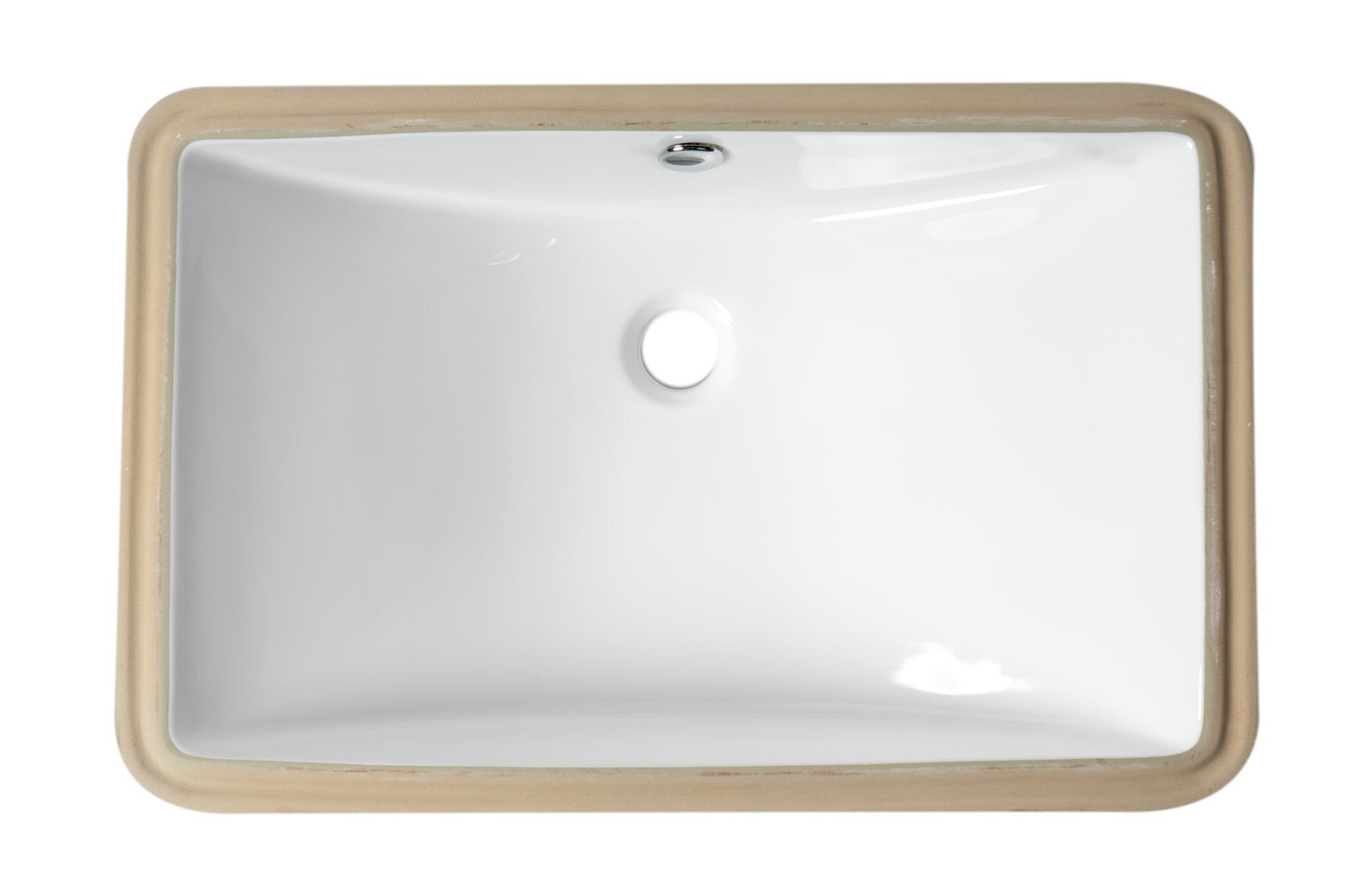 ALFI Brand - White 24" Rectangular Undermount Ceramic Sink | ABC603